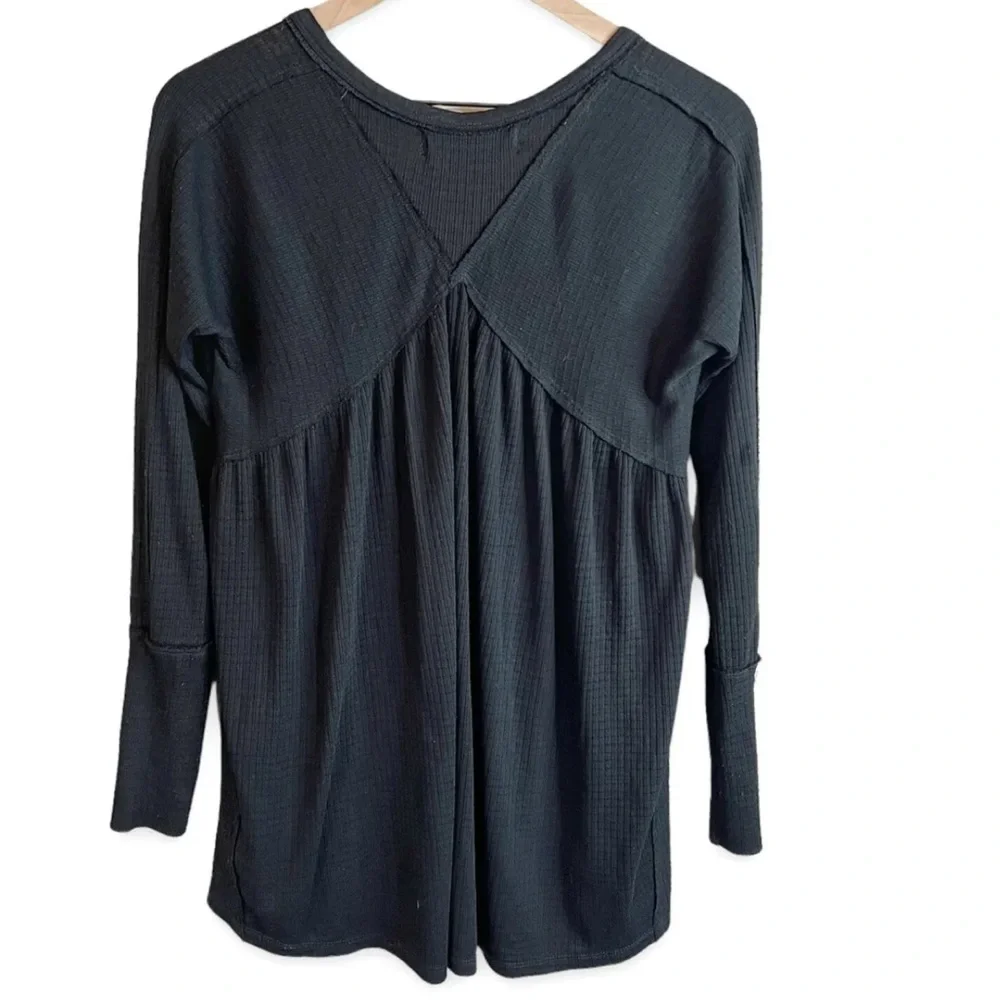Free People We the Free Citrine Textured Top